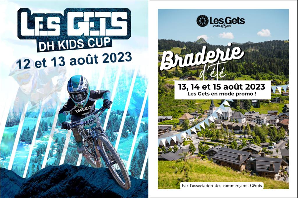 DH Kids club et Braderie d'été aux Gets l'été