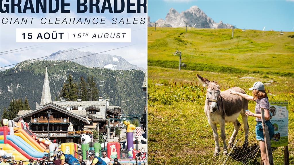 Visite à la ferme et fête des Tovets à Courchevel l'été